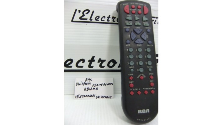 RCA C512MS universal remote control 